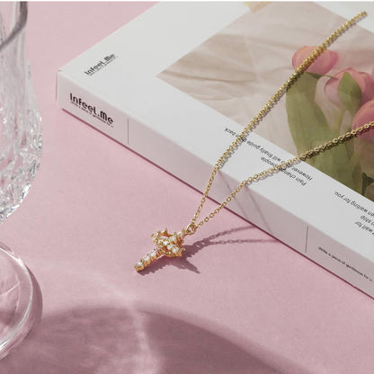 GloryCrown™ Cross & Crown Necklace