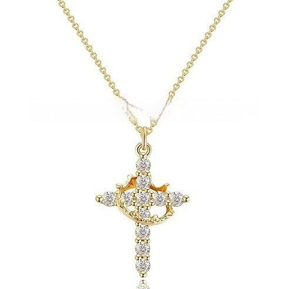 GloryCrown™ Cross & Crown Necklace