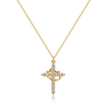 GloryCrown™ Cross & Crown Necklace