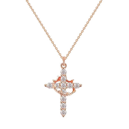 GloryCrown™ Cross & Crown Necklace