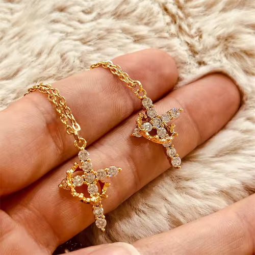 GloryCrown™ Cross & Crown Necklace