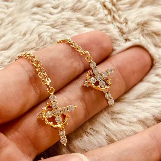 GloryCrown™ Cross & Crown Necklace